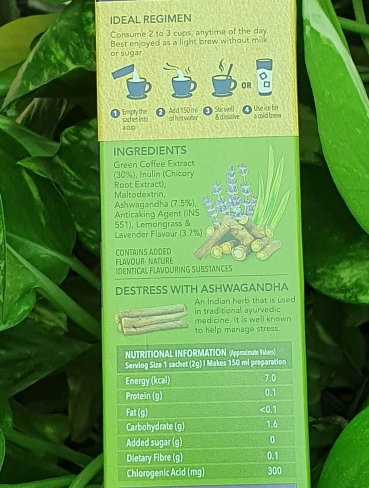 Lemongrass Lavender Green Coffee