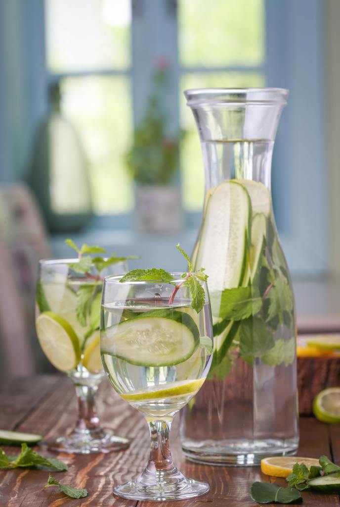 Cucumber Mint Detox Water
